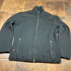 Icebreaker Merino Wool Men's Dark Gray Performance Jacket